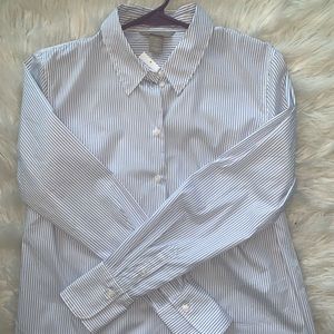 Women’s Striped button down shirt